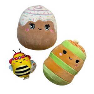 Squishmallow Plush Stuffed Animals Small 3 Piece Lot-GUC-6 in